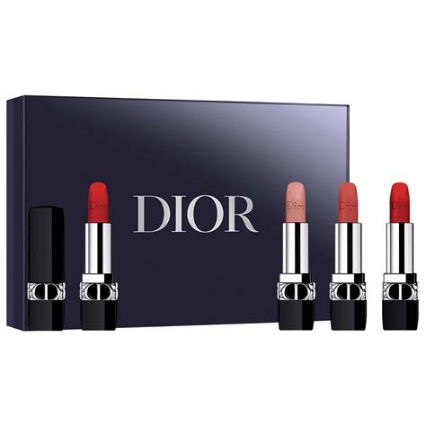 dior lipstick set red lipatick